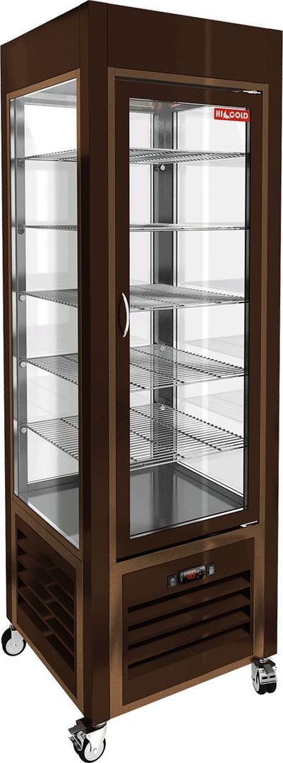 Купить ВИТРИНА КОНДИТ/ВЕРТИКАЛЬНАЯ HICOLD VRC 350 BROWN FR
