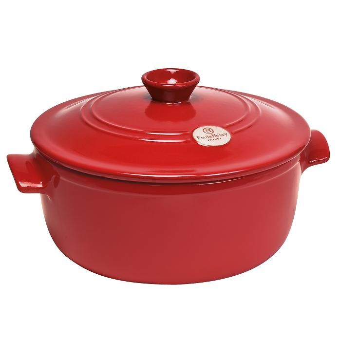 Купить Кастрюля керамическая 4,0л d26см, серия Flame, цвет гранат 454034