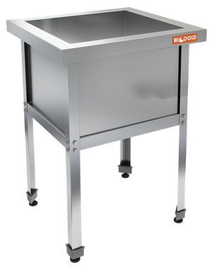 Купить Н1ВМ-6/6 Ц стол-моечная ванна сварная, 1 секц. (480х480х350), (оцин.угол), HICOLD RUS