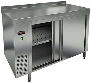 Купить TS 11 SN (1100x600x850) тепловой стол-купе пристенный, HICOLD RUS