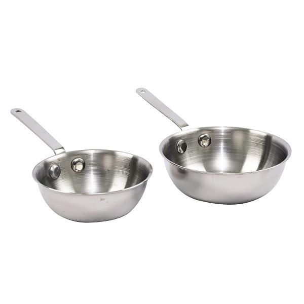 Купить Кокотница 0,095л, d8,5см h2,5см, нерж.сталь WOK08