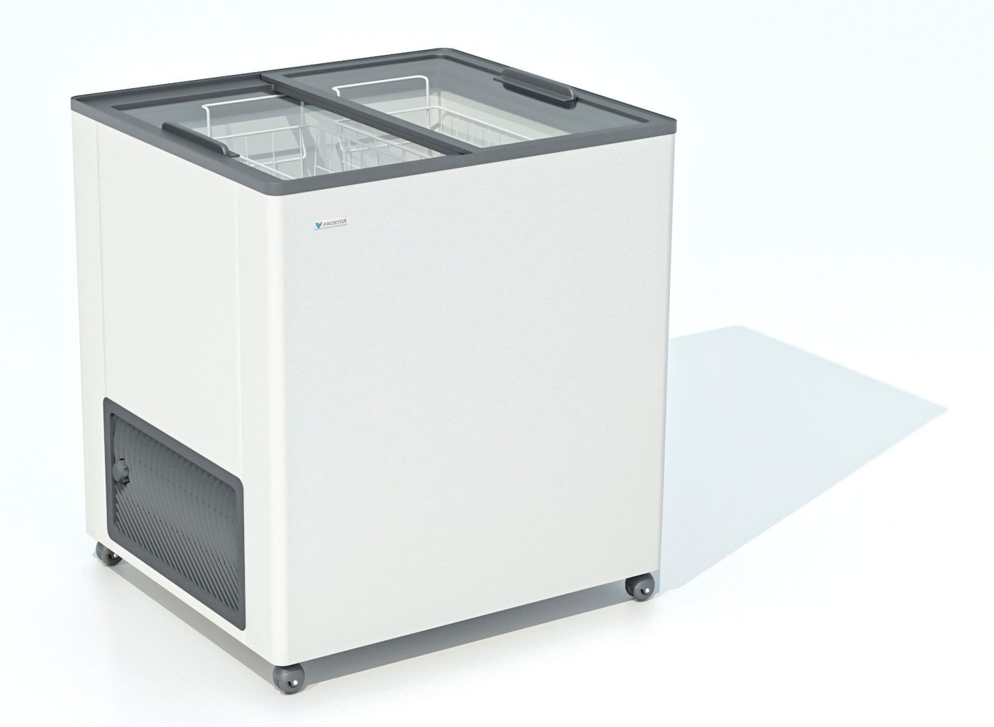 Купить ЛАРЬ МОРОЗИЛЬНЫЙ FROSTOR F 215 С ПРЯМОЕ СТЕКЛО СЕРЫЙ (ПРОПАН)