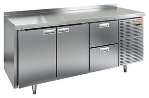Купить GN 112/TN стол охл.(-2+10), 2 двери,2 ящика, 1835х700х850мм, HICOLD RUS